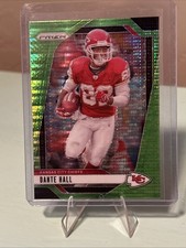2024 Panini Prizm - Dante Hall #146 Neon Green Pulsar Prizm