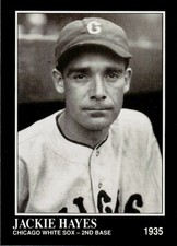 1991 Conlon Collection #71 Jackie Hayes Chicago White Sox