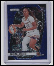 2024 Panini Prizm WNBA #65 Charisma Osborne Blue Velocity Prizms