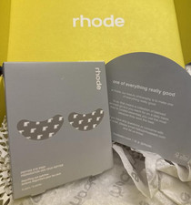 NIB 100 Authentic rhode Peptide Eye Prep Depuffing Eye Patches, 6 pairs