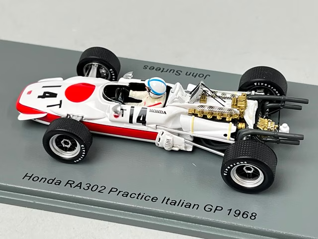 1:43 Spark S6228 Honda RA302 Practice Italian GP 1968 #14 J