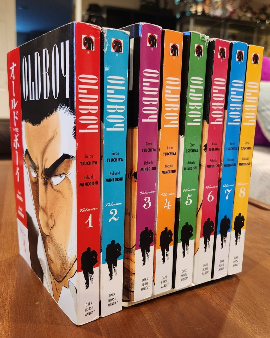 Old Boy (Vols 1-8 COMPLETO) AUTÉNTICO Juego Manga Inglés (Dark Horse Fuera de Uso)