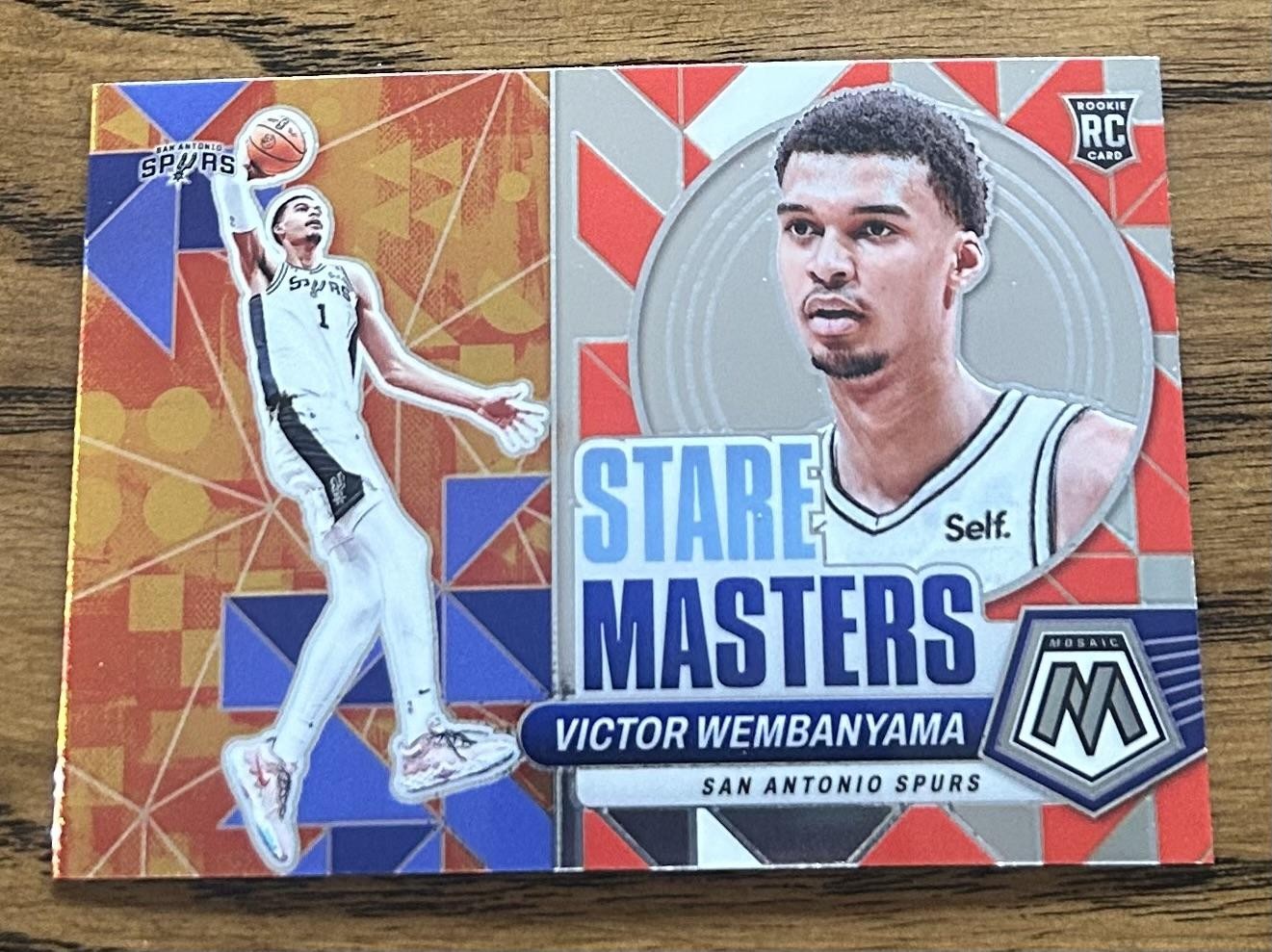 2023-24 Panini Mosaic #16 Victor Wembanyama Stare Masters Rookie RC