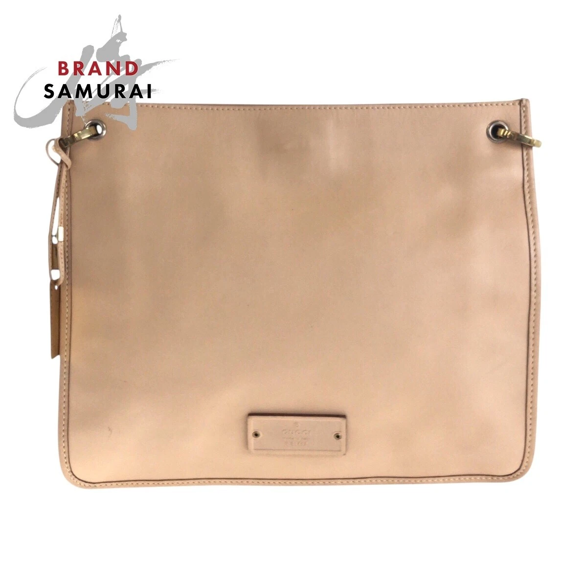 Gucci sac à bandoulière beige or quincaillerie cuir 91762 pochette 410279
