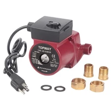 110V 3/4'' NPT Circulator Pump - Durable, Low Noise, Ideal for Winter Protection