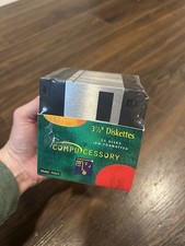 25 Compucessory 3.5-inch high-density floppy diskettes, model 71025