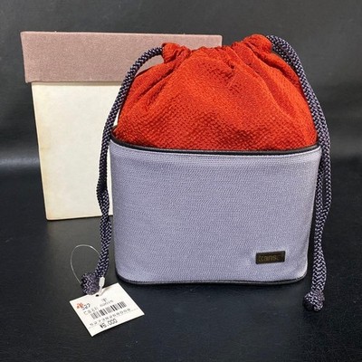 Neu Kansai Yamamoto Kordelzug Handtasche Kimono-Stil