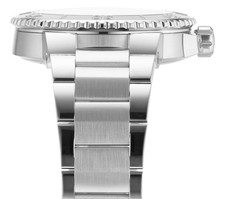 Oris Aquis x Bracenet Automatic Steel Date Divers Mens Watch 733 7730 4137-MB 4