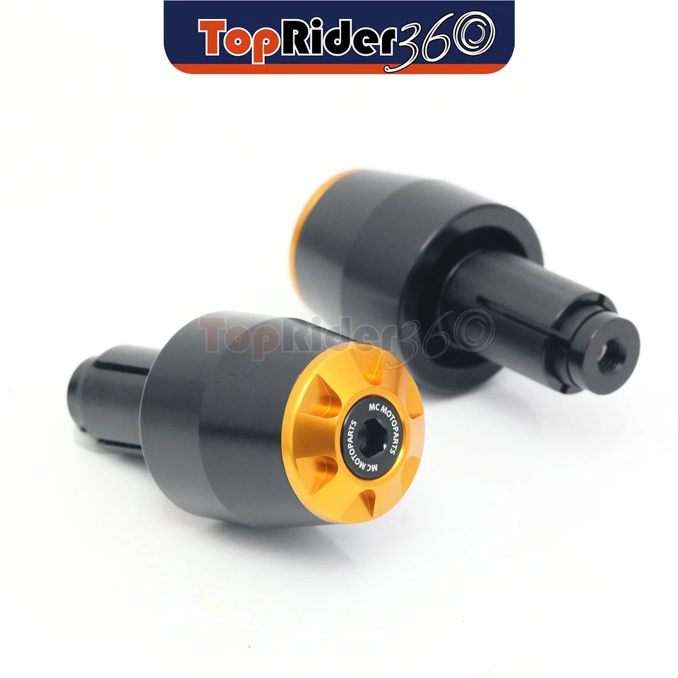 Deslizadores de extremo de barra CNC DORADOS TORMENTA para Ducati Scrambler Icon Urban Enduro 15-21 20 Foto 2 de 4