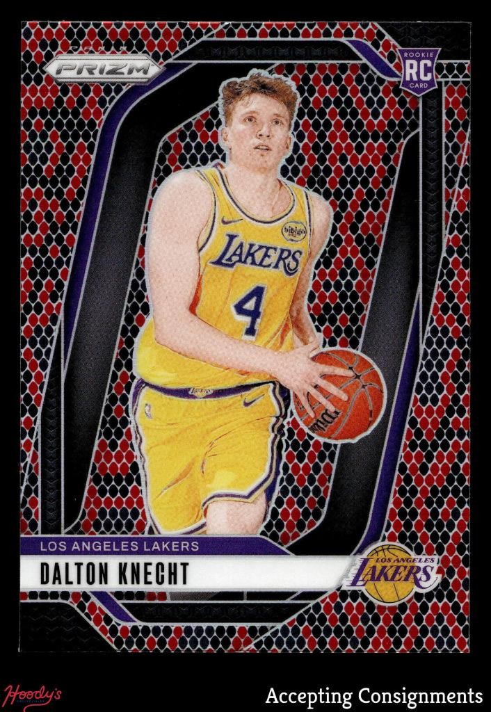 2024-25 Panini Prizm Snakeskin #238 Dalton Knecht RC ROOKIE SP Lakers