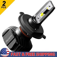 AUXITO LED H4 White Bulbs Headlight Kit High Low Beam Super BRight 30000LM 2/4X