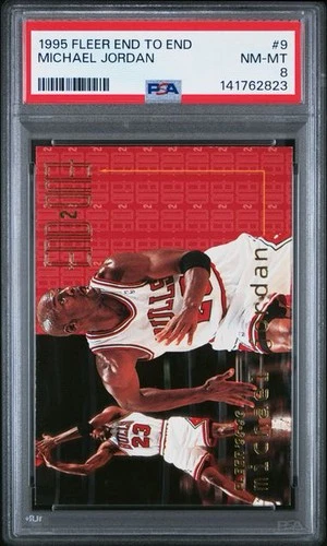 1995-96 Fleer - End 2 End Michael Jordan #9 SP Insert