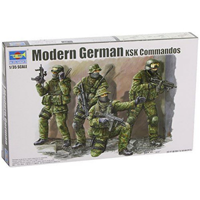 MODERN GERMAN COMMANDOS KIT 1:35 Trumpeter Kit Figure Militari -D- Neues Modell