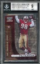 BVG - 2000 Playoff Momentum - #196 - Julian Peterson - 9 - MINT