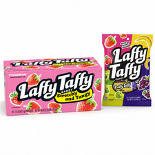 Laffy Taffy Candy Combo Pack, Includes Assort Peg 3.5oz and Strawberry 24 Pack