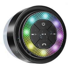 Bluetooth Shower Speaker, IP67 Waterproof Portable Speakers with Suction Cup,...