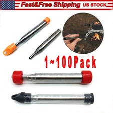 Outdoor Pocket Bellow Stainless Steel Telescopic Blow Fire Tube Blowpipe Tool