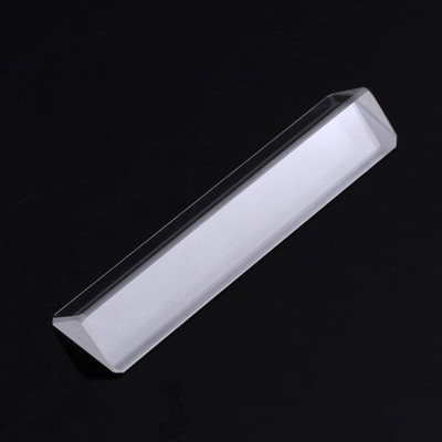3-inch Length Triangular Prism K9 Optical Glass Equilateral Prism for Teaching