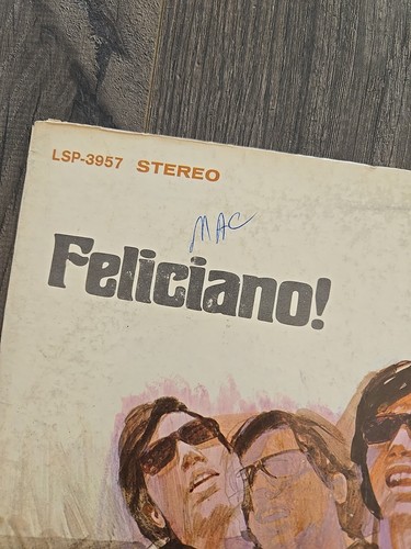 Vintage Feliciano by Jose Feliciano LP Record (1968) LSP 3957 Album VG/G+ - Picture 6 of 6