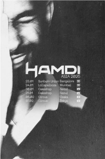 Hamdi Asia Tour 2026 Poster