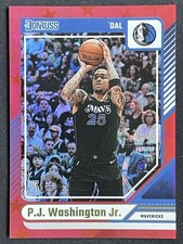 P.J. Washington Jr. 2024-25 Panini Donruss Red Stars /125 #195