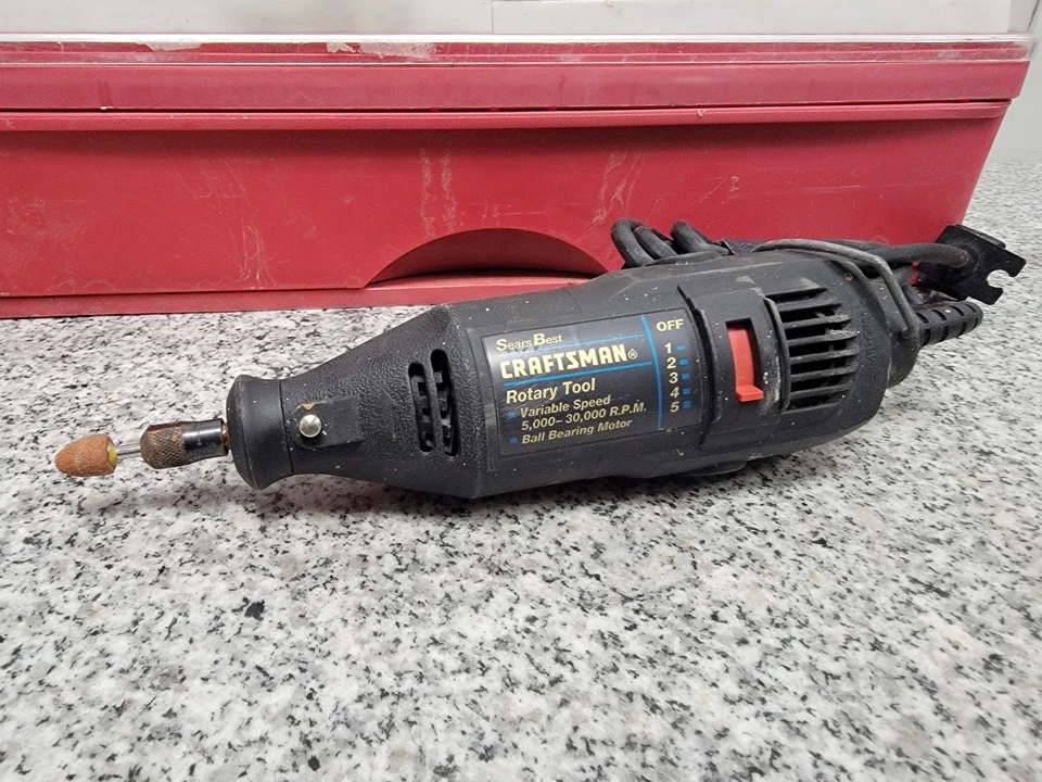 Sears Best Craftsman Rotary Tool VARIABLE  Speed Model 572.610530  - Image 2 of 4