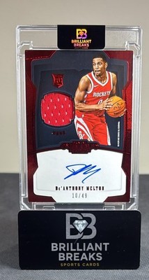 2018 Dominion De anthony Melton RPA /49 Game Worn Rockets Suns