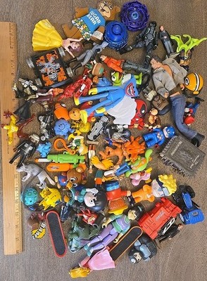 Mixed Mini Figures Lot..Marvel..Nintendo..& Many More..see Pics And Description 
