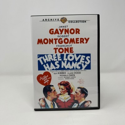 Three Loves Has Nancy (1938) (DVD, 2012, Warner Archive) Janet Gaynor