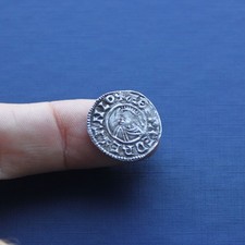 Hammered Silver Saxon / Viking Coin Aethelred 2nd Penny c 978 AD