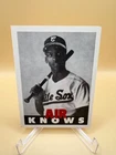 Michael Jordan 1990's Air Knows White Sox Baseball Promo Card (F5)