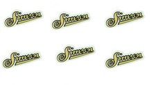 6x Simson - Schriftzug Aufkleber  SR1  SR2  AWO