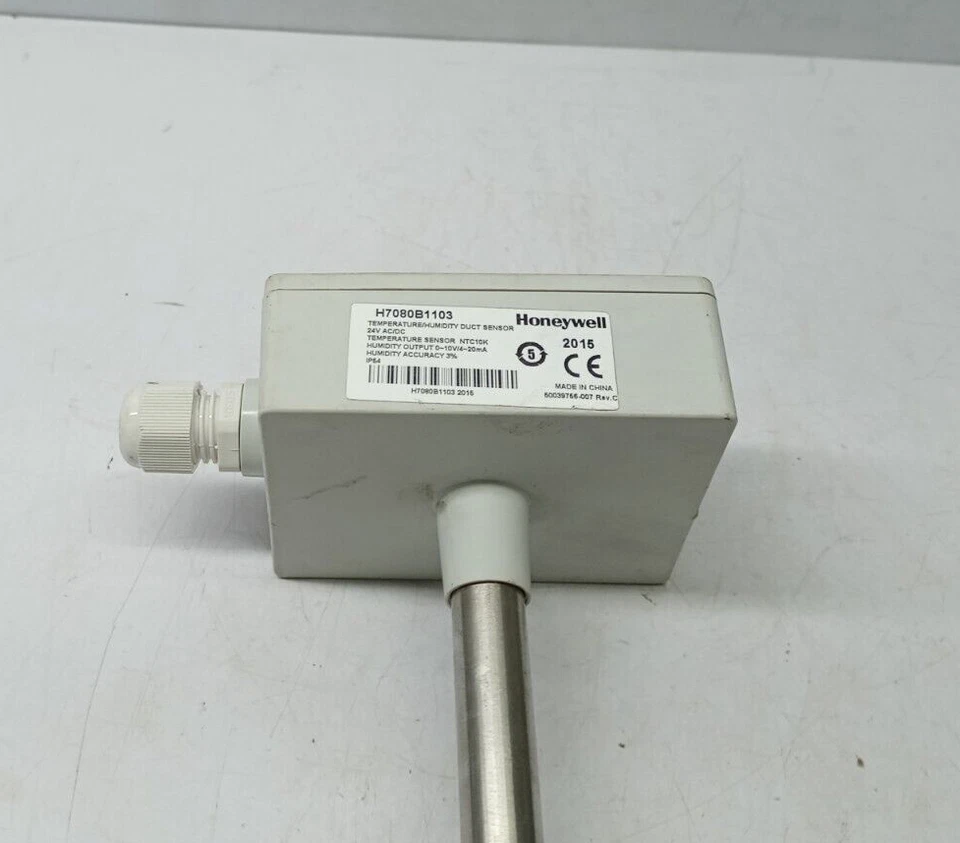 Honeywell H7080B1103 Temperature/Humidity Duct Sensor / 24V AC/DC / NTC10K - Image 4 of 4