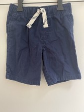 Carter's Toddler Boys 100 Cotton Lightweight Adjustable Pull On Shorts Navy 3T