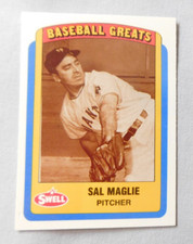 1990 Swell Baseball Greats #1-135  Baseball Card Pick one