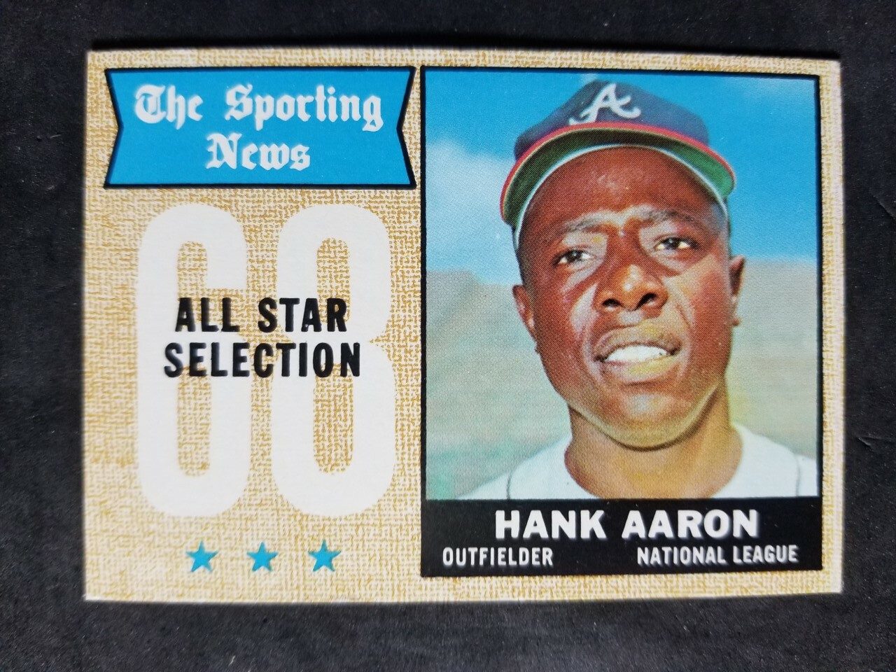 1968 Hank Aaron Baseball Card Printable Cards