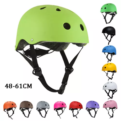 Kinder Erwachsene Fahrradhelm Kinderhelm Skaterhelm Verstellbar Fahrrad Roller