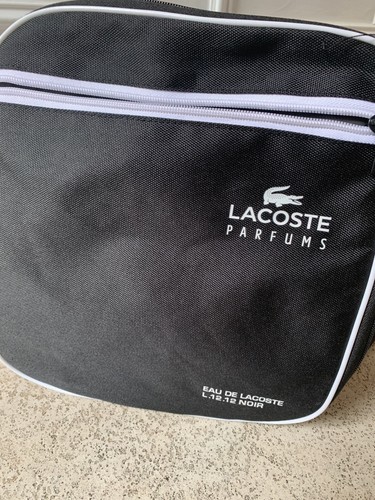 LACOSTE PARFUMS-EAU DE LACOSTE L12.12 NOIR-BLACK DUFFLE BAGS TO BACKPACK Travel - Picture 11 of 12