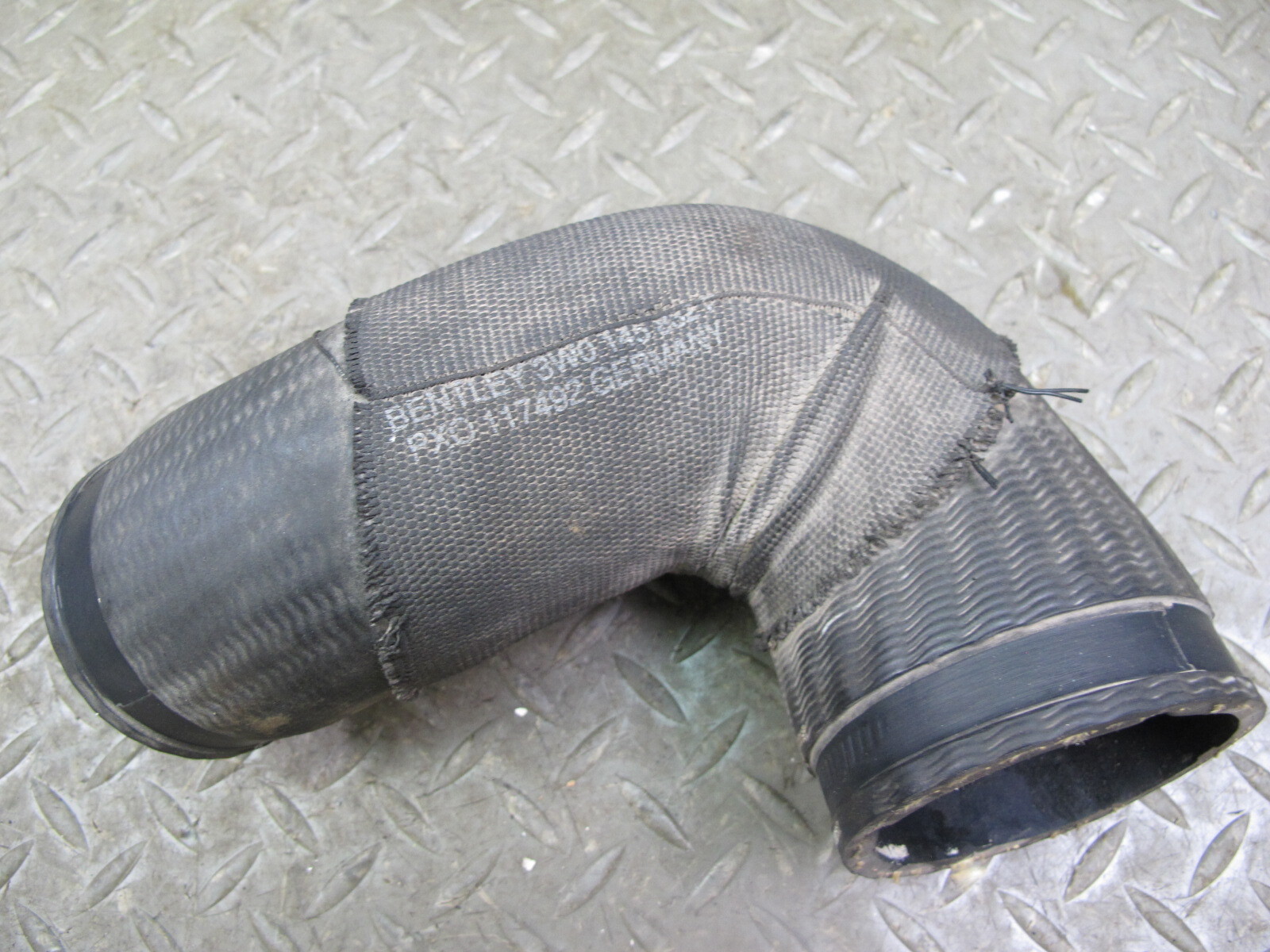 03-12 BENTLEY CONTINENTAL GTC GT 6.0L INTERCOOLER HOSE PIPE LINE SET OF 4