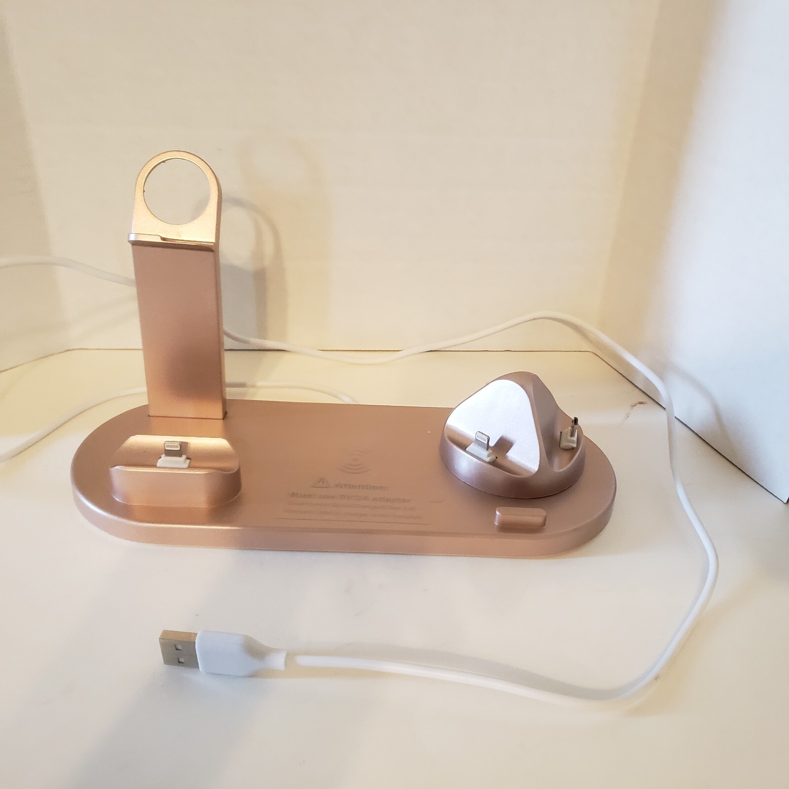 6 in 1 Wireless Charger Dock Stand For Apple Watch Air Pods Pro iPhone Tested
