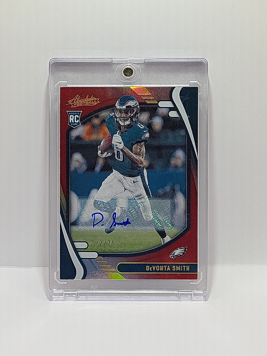 2021 Panini Absolute DeVonta Smith Rookie RC Auto #’d/75 Philadelphia Eagles