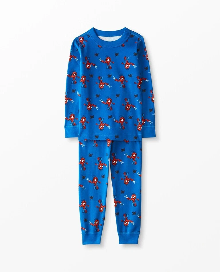 Marvel Spider Man Kids 2pc. Long John Pajamas Set by Hanna