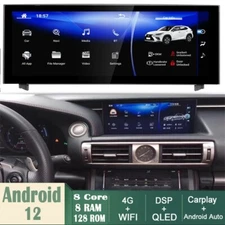 Android Gps Navigation Bluetooth For Lexus Is250 300 8+128g Carplay Multimedia
