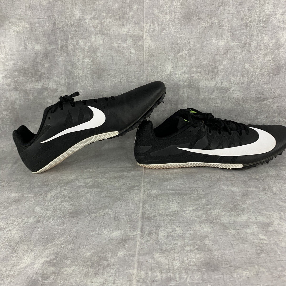 Nike Zoom Rival S Mens Sz: 12 Racing Cleats Black White  display picture 1