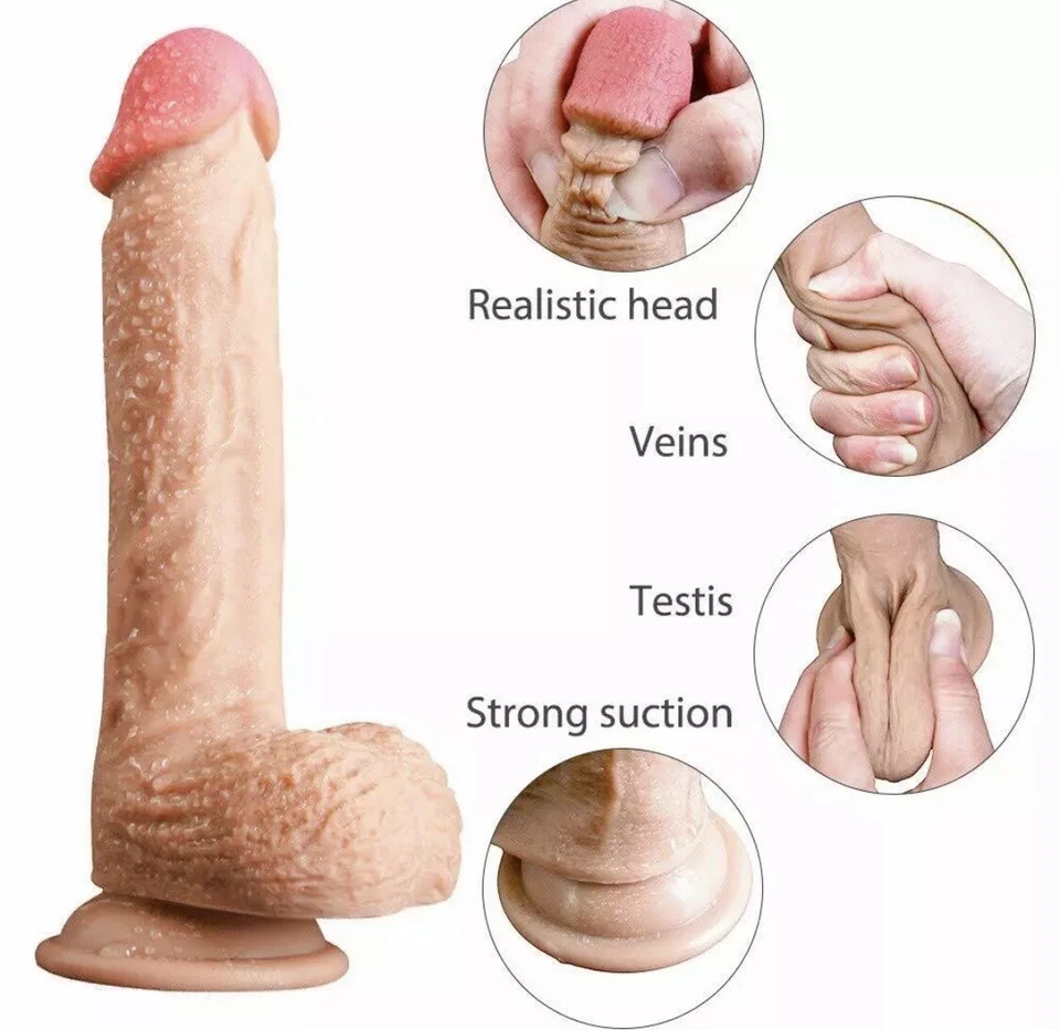 Consolador Vibrador Vincent SexFlesh 11 Pulgadas con Ventosa 11" Extra Grande Foto 4 de 4