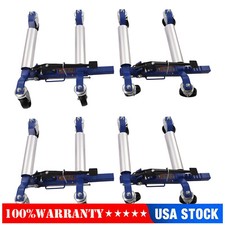 4 Piece Ratcheting Wheel Dolly 1300lbs Capacity Heavy Duty Self Loading Dolly