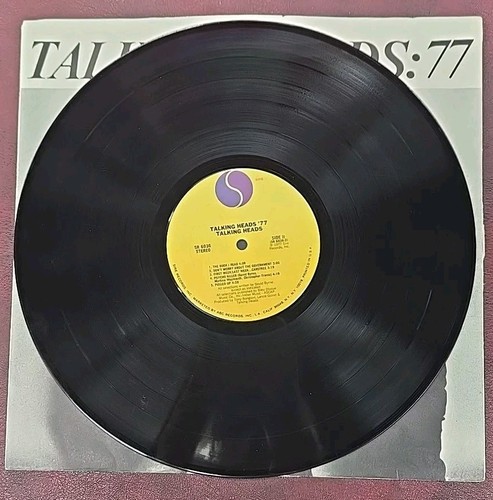 "TALKING HEADS: 77" LP Vinyl Album with Inner Sleeve SR 6036 Sire 1977 EX/VG+ - Picture 7 of 12