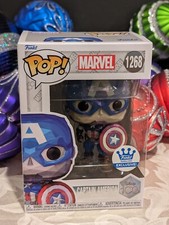 FUNKO POP! CAPTAIN AMERICA Comics Superheroes (FACET) EXCLUSIVE #1268 New FP60