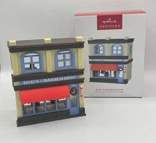 Hallmark Keepsake Ornament 2024, Nostalgic Houses and Shops Rod's Barbershop