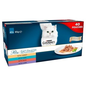gourmet cat food 60 pouches